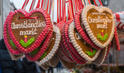 Lebkuchenherzen Christkindlesmarkt