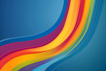 Obraz premium Colorful Abstract Gradient Background with Vibrant Artistic Swirls