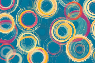 Colorful Abstract Gradient Background with Vibrant Artistic Swirls
