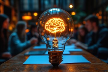 Group of professionals brainstorming new ideas, embodying creativity and innovation.