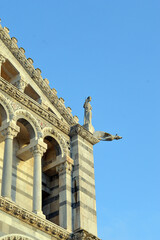 Dog gargoyle on il Duomo, Pisa Cathedral, Italy