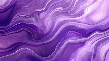 Abstract Purple Swirling Wave Pattern Design