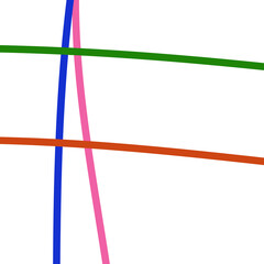 Colorful Abstract Grid Lines Graphic Design