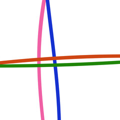 Colorful Abstract Grid Lines Graphic Design