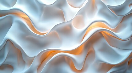 Obraz premium Dynamic Wave Pattern Creating Soft Light and Elegant Flow
