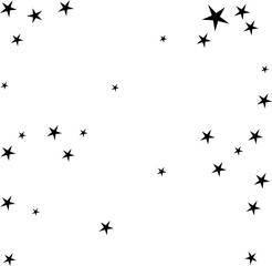Realistic star of confetti for celebration design. Abstract nature banner background. Vector art illustration. Festive background. Abstract decorative pattern.