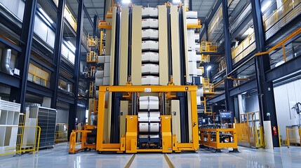 Automated Warehouse System for Efficient Material Handling