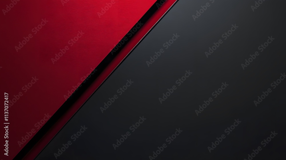 Poster abstract red and black diagonal design background