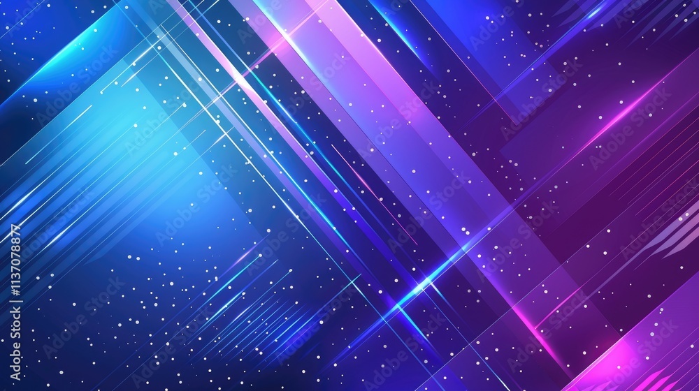 Poster abstract digital background featuring vibrant colors and dynamic lines for visual design.