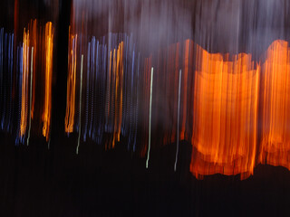 abstract background with orange and pale blue colors