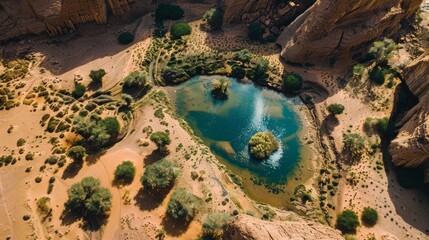 Sahara Desert Oasis