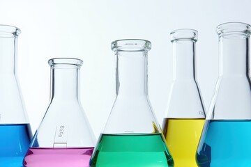 Vibrant and Colorful Science Experiment Lab Equipment for Educational and Scientific Purposes