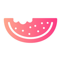 watermelon gradient icon