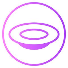 plate gradient icon