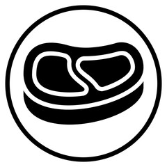 meat glyph icon