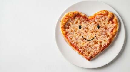 Funny valentine: A pizza so happy, it’ll make your heart melt faster than cheese!