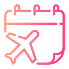 holiday gradient icon