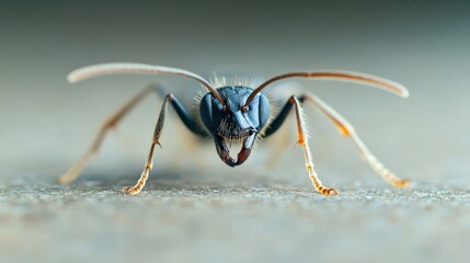 Fototapeta premium Macro Photography of a Majestic Ant