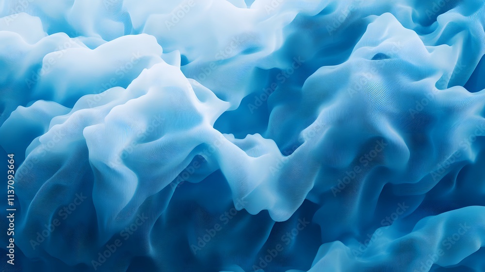 Poster abstract blue wave pattern design texture