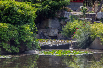 waterfall in the park