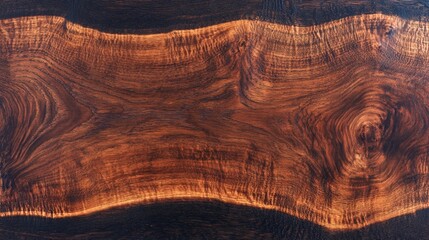 Naklejka premium Dark Brown Wood Grain Texture