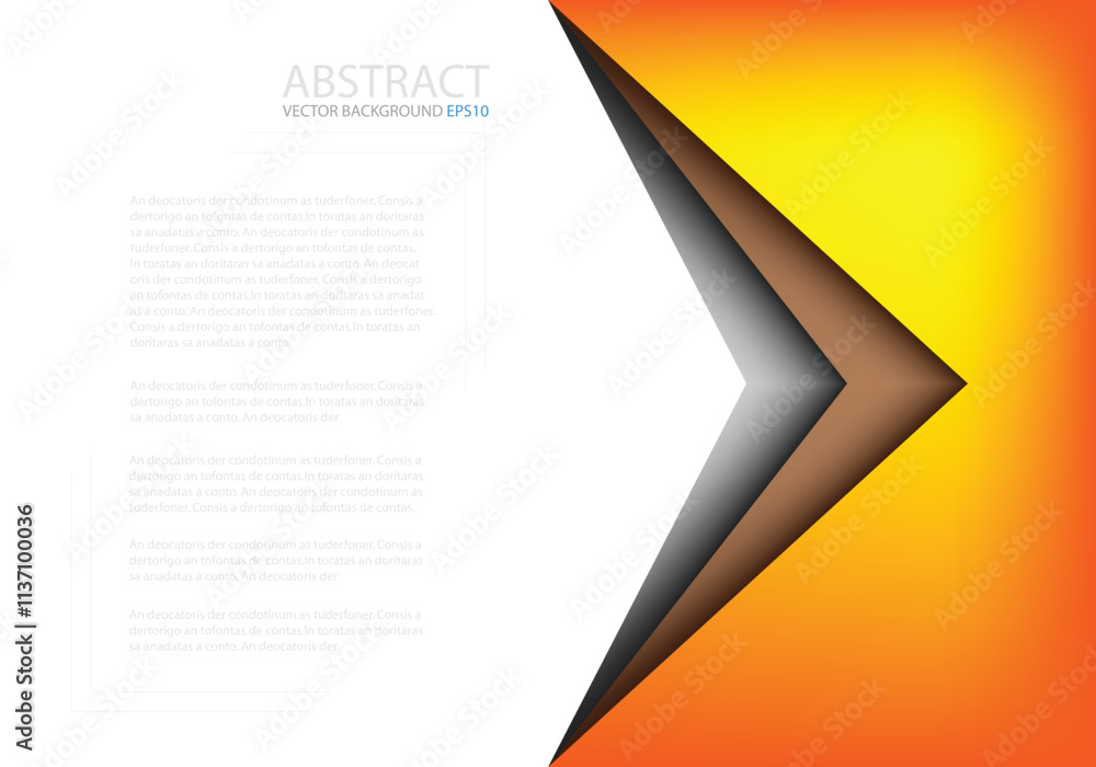 Poster graphic geometric triangle overlap vector layer background for text and message design