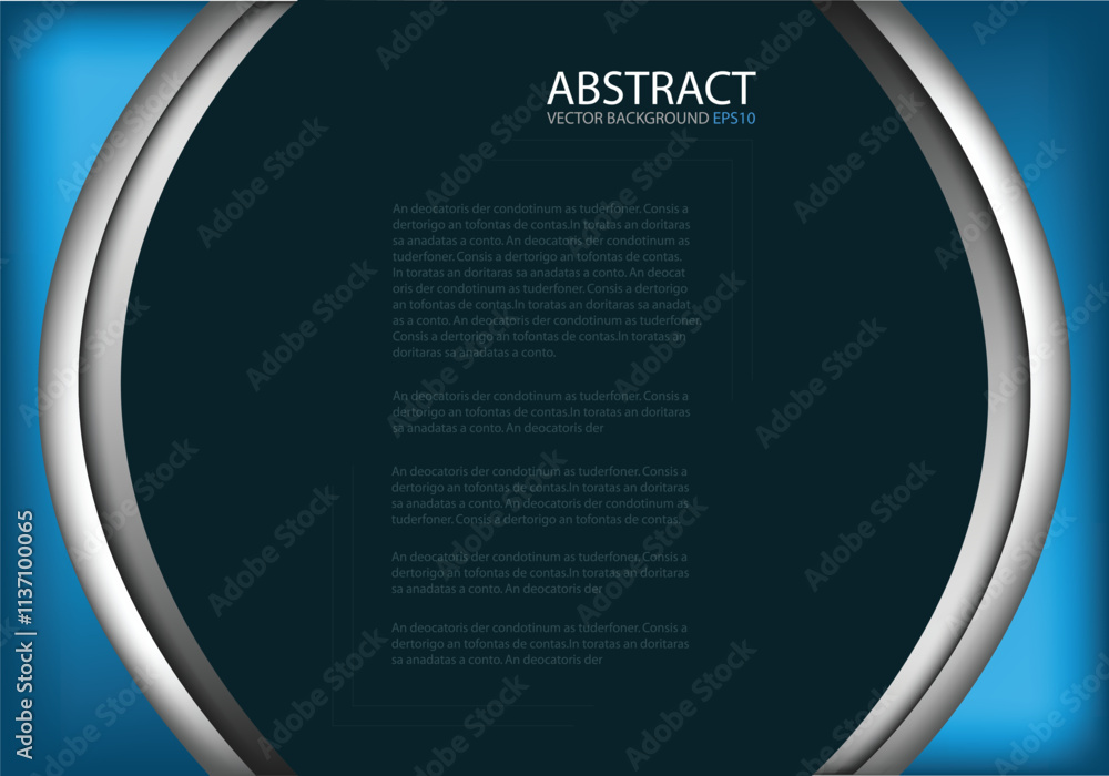 Fototapete graphic vector curve line overlap background for text and message design