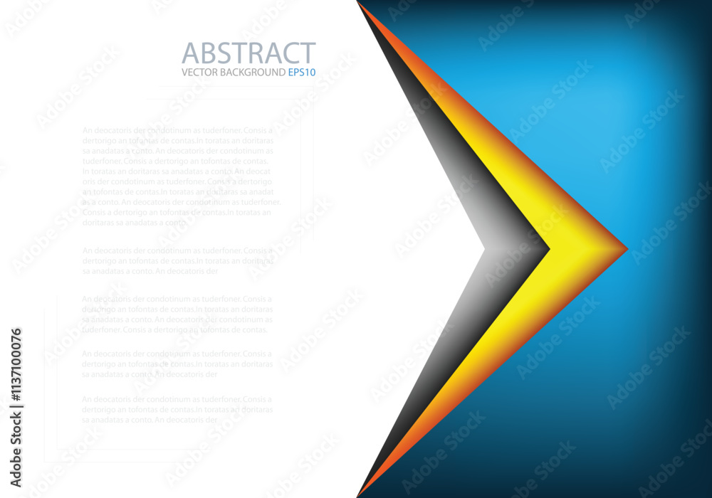 Poster graphic geometric triangle overlap vector layer background for text and message design