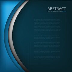 graphic vector curve line overlap background for text and message design