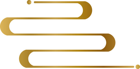 Fototapeta premium Golden Chinese pattern. Chinese cloud. Chinese element. Chinese New Year