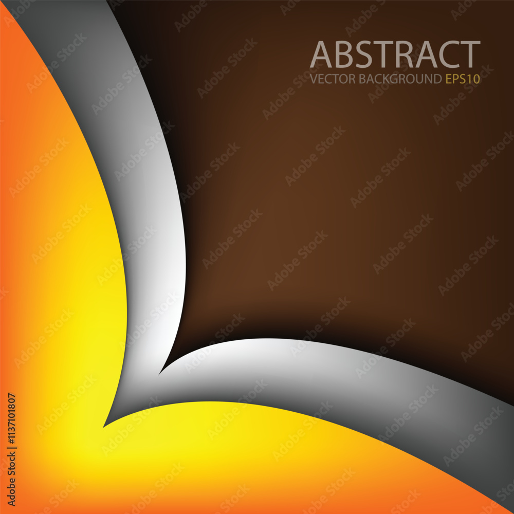 Fototapete graphic vector curve line overlap background for text and message design
