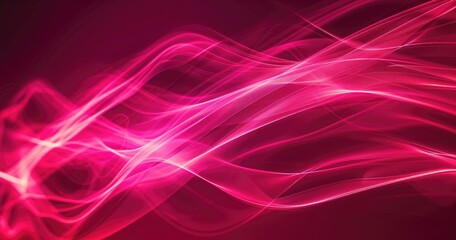 Fototapeta premium Abstract pink waves create a dynamic and vibrant background.