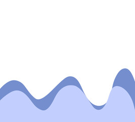abstract blue wave