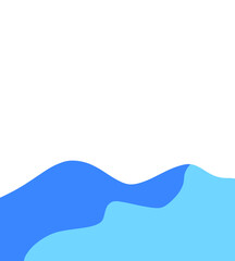 blue wave background ilustration mountain 
