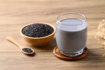Black sesame milk, Alternative milk (non dairy) made from plant