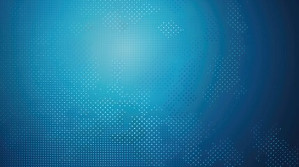 A blue abstract background with a dotted world map design for digital use.