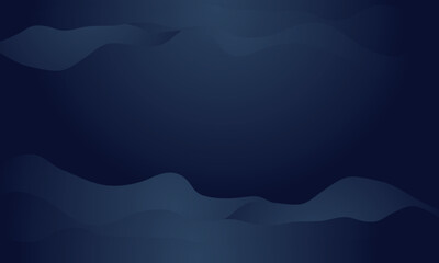 Dark blue wave abstract background