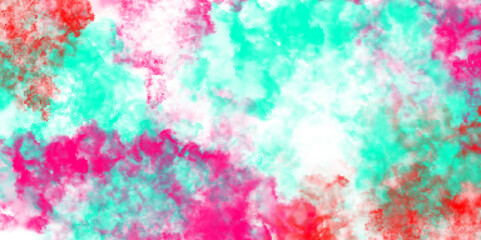 Abstract pastel-colored brush strokes with watercolor splatters in a digital art style. Colorful painted watercolor background Abstract Colorful Smokey Cloud Shades Aquarelle Background. 