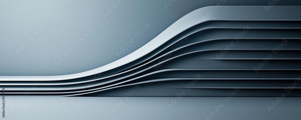 Aufkleber wave abstract background idea. abstract wave patterns in cool tones, perfect for modern design and c