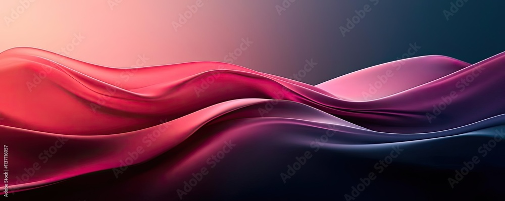 Poster wave abstract background idea. colorful abstract wave design evoking a sense of motion and fluidity 