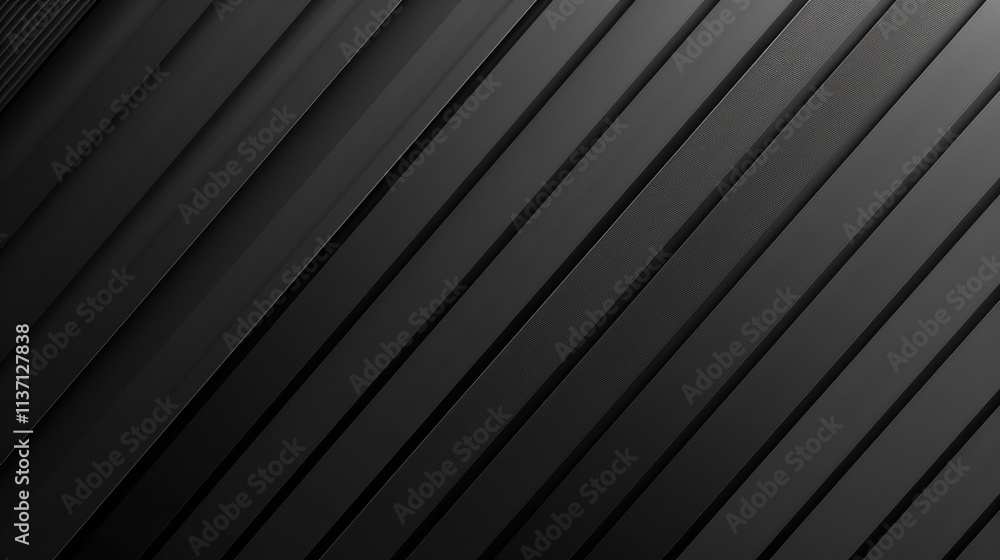 Poster a sleek, modern design featuring diagonal black lines creating a textured background.