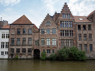 photograph of a street in Ghent. Belgium