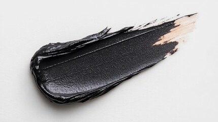 Black Beauty Product Swatch, Makeup Texture | Minimalism