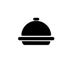 restaurant cloche icon, food icon