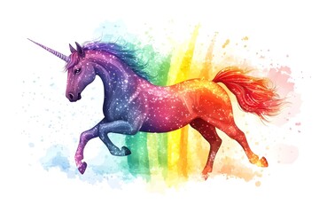 Cute Cartoon Unicorns isolated on white background. Vector illustration for coloring books
horse, children, graphic, fantasy, pony, mane, rainbow, dream, fairy, mammal, mythology, print, silhouette, 