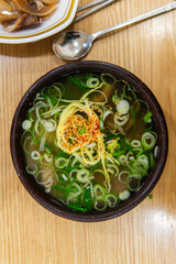 close-up of the Naju Beef Soup