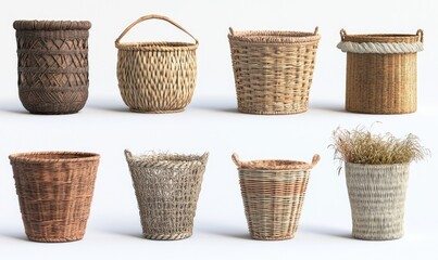 Wicker Baskets: Explore Diverse Designs & Craftsmanship,  Handwoven Storage Solutions for Home Decor.