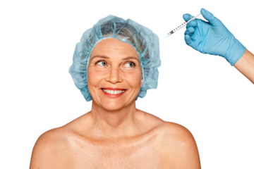 Fillers png collage element, plastic surgery, transparent background