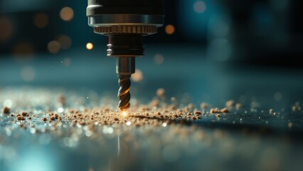 recision Drilling in Action, Capturing Detailed Surface Texture and Hole Formation