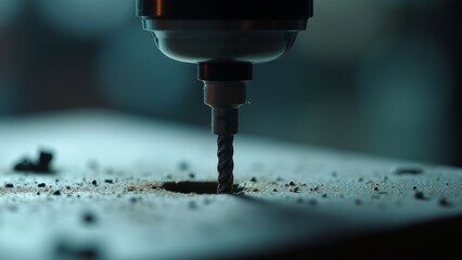 recision Drilling in Action, Capturing Detailed Surface Texture and Hole Formation